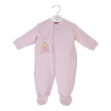COTTON RIBBED SLEEPSUIT