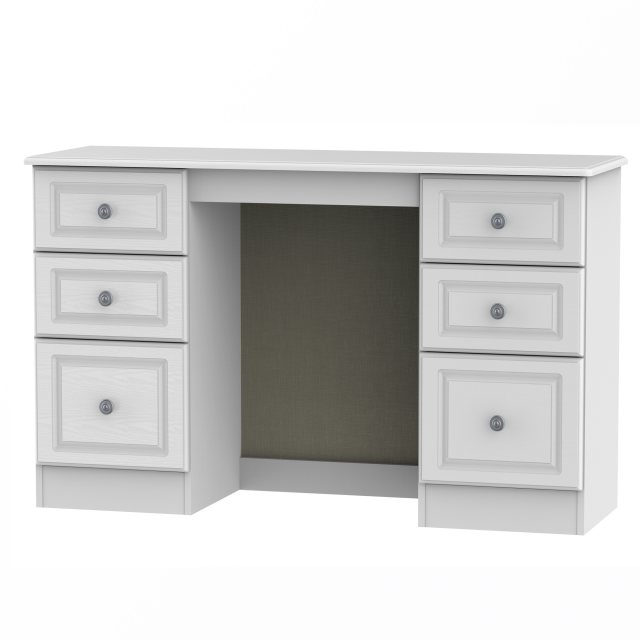 The Pembroke kneehole unit is available in 6 finishes.