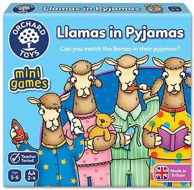 Orchard Toys MINI GAMES - LLAMAS IN PYJAMAS