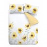 Catherine Lansfield PAINTED SUNFLOWERS DUVET COVER SET