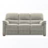 The Chadwick 3 Seater Sofa in fabric with show wood feet from G Plan, a timeless classic sofa with a