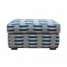 Footstool with fixed top in fabric from the Seattle range by G Plan.