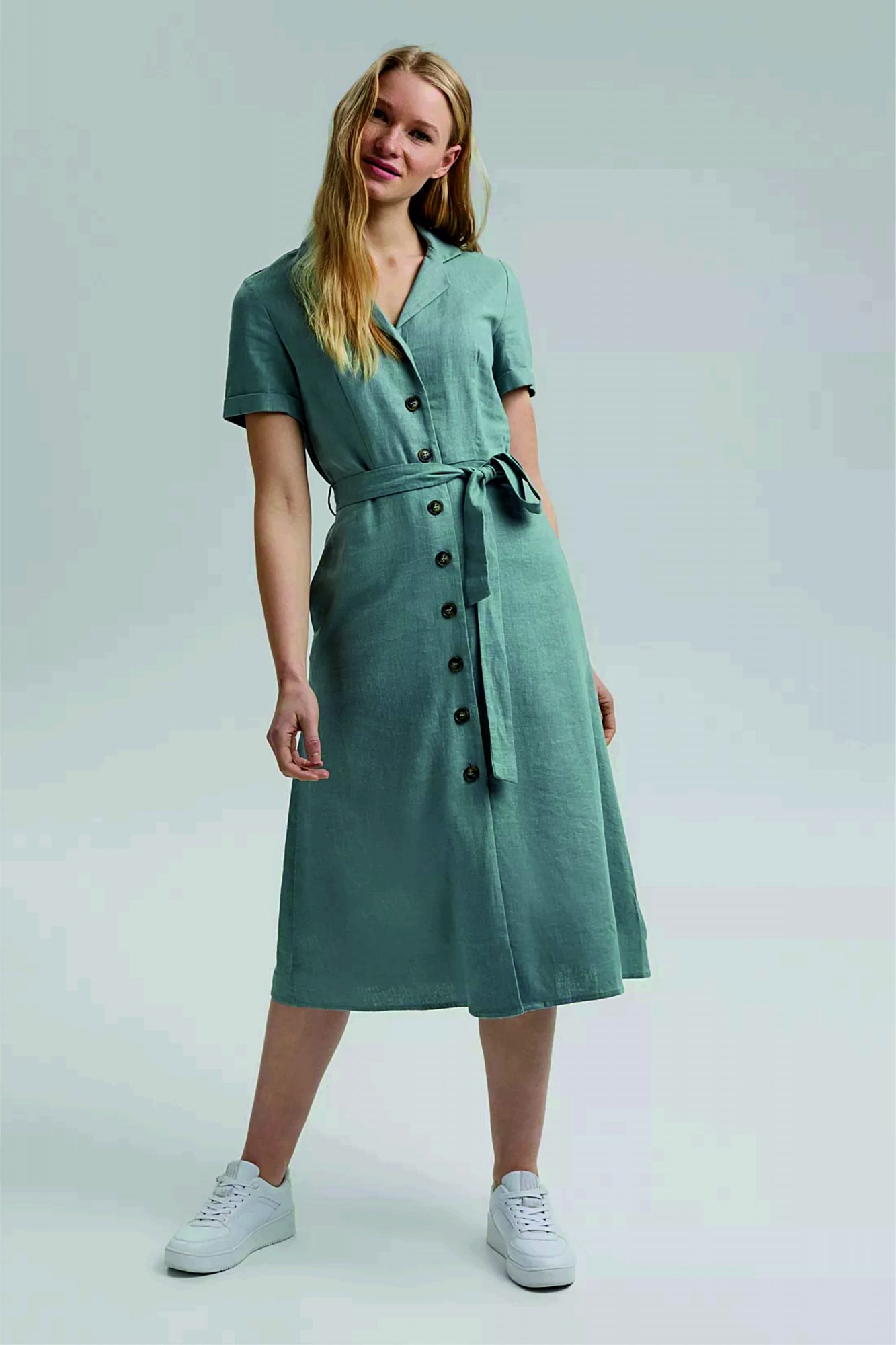 Esprit linen viscose b Dresses Barsleys Department Store