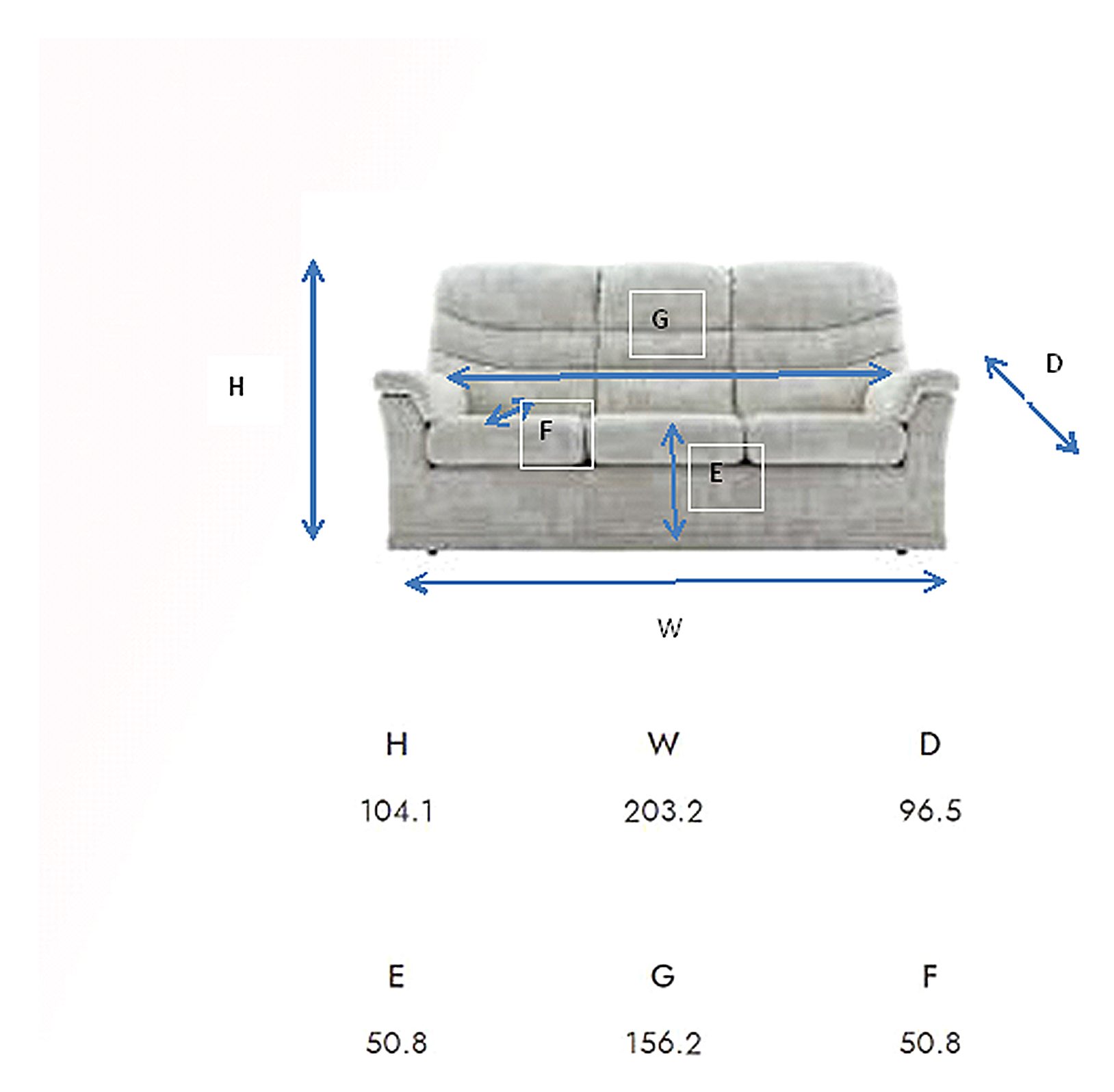 The Malvern 3 Seater Sofa Barsleys Department Store