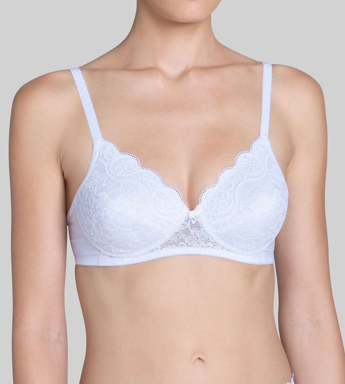 Triumph Amourette Underwired Bra 300 W X Full Cup Non Padded Lace Bras  Lingerie