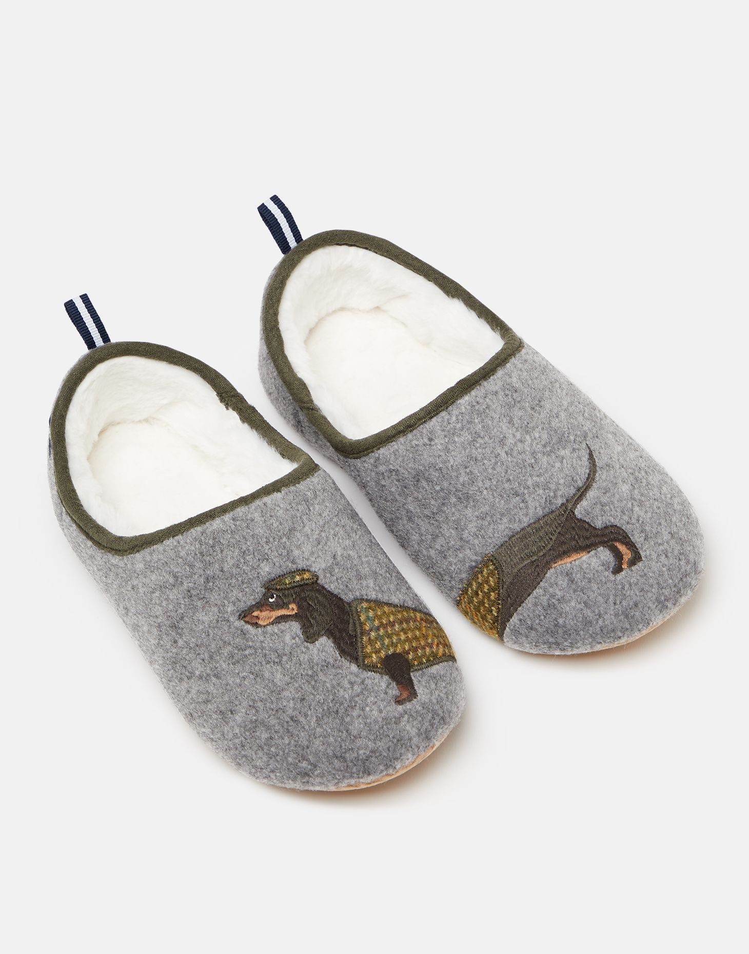 Joules 209799 Felt Mule Applique Slipper Slippers Barsleys