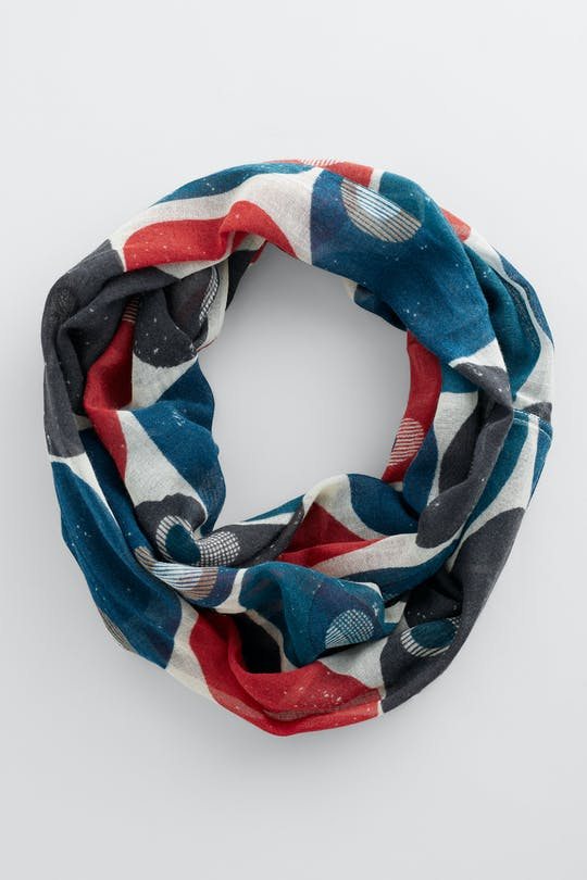 Seasalt Pretty Circle Scarf Carved Shapes Raincloud Archived Barsleys Department Store