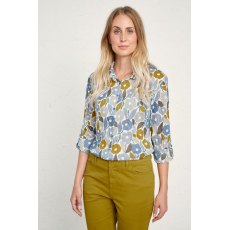 Larissa Shirt Chalked Blooms Wild Pansy Larissa Shirt Chalked Blooms Wild Pansy