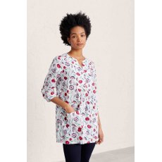 Aventurier Tunic Hedgerow Flowers Cassis
