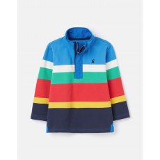 Stripe Overhead 1/2 Zip Sweatshirt