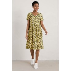 Brush Drawing Dress Sea Petal Dark Hay Brush Drawing Dress Sea Petal Dark Hay