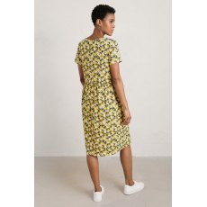 Brush Drawing Dress Sea Petal Dark Hay Brush Drawing Dress Sea Petal Dark Hay