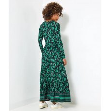 Bella Border Print Jersey Dress