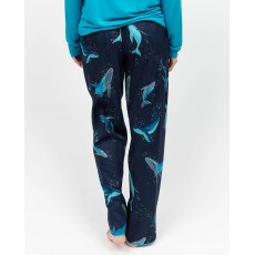 MARINA WHALE PRINT PYJAMA BOTTOMS MARINA WHALE PRINT PYJAMA BOTTOMS