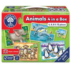 ANIMALS 4 IN A BOX