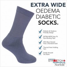 Socks Ex-Wide Cushioned