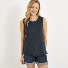 Berti Slub Cotton Vest
