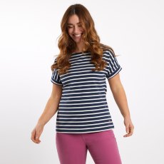 Esha Stripe Jersey Tee