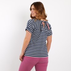 Esha Stripe Jersey Tee
