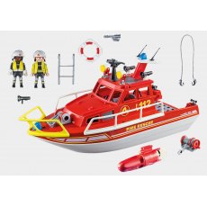 City Action Fire Rescue Boat