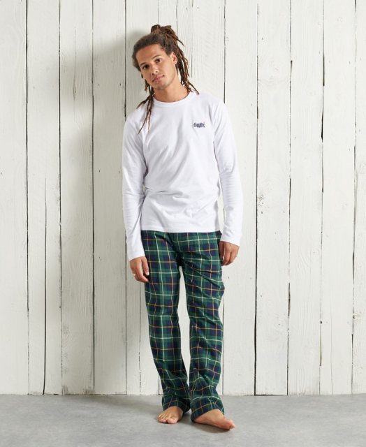 Laundry Grey Marl NEW Superdry Laundry Flannel Pants