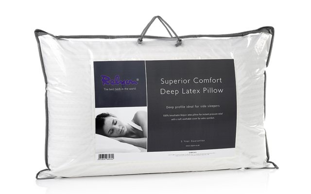 Relyon Superior comfort deep latex breathable pillow