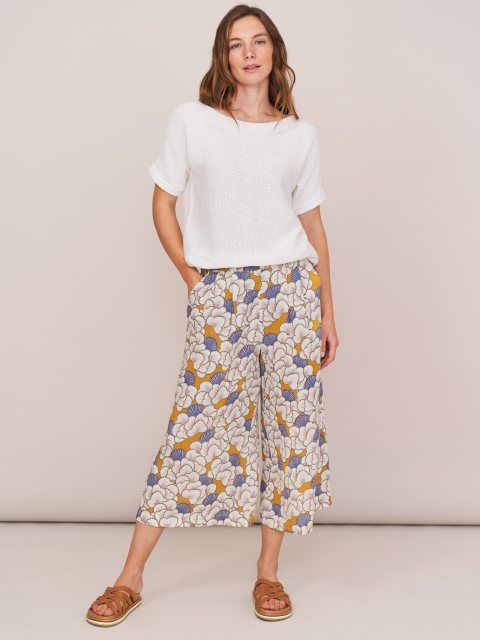White Stuff Macaroon Crinkle Culottes