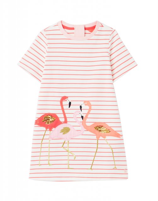 Joules G 211787 Rosalee Short Sleeve A-Line Artwork Dress