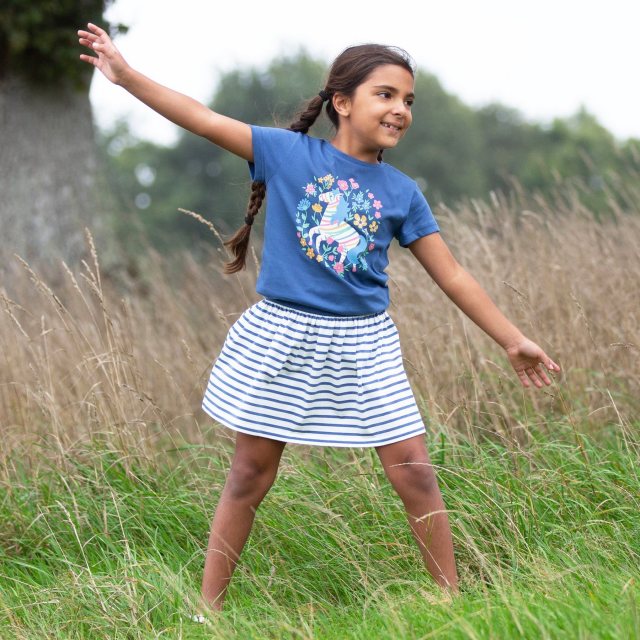 Kite G 11-9409-OGT FLORAL ZEBRA T-SHIRT