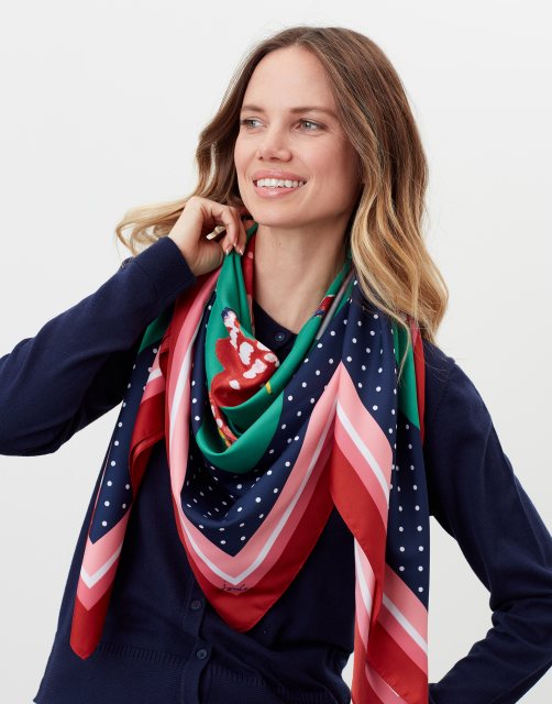 Joules 212339 Large Square Scarf