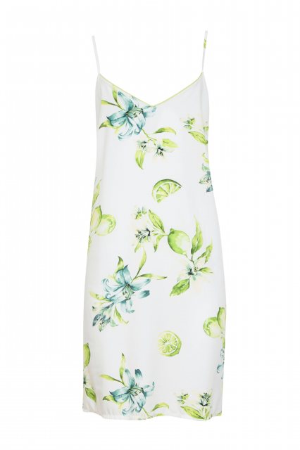 Cyberjammies GINA LIME PRINT STRAPPY CHEMISE