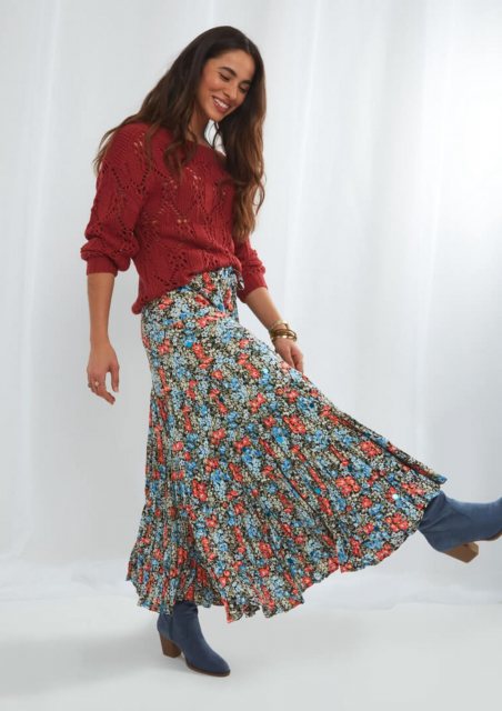 Joe Browns All About The Florals Boho Skirt