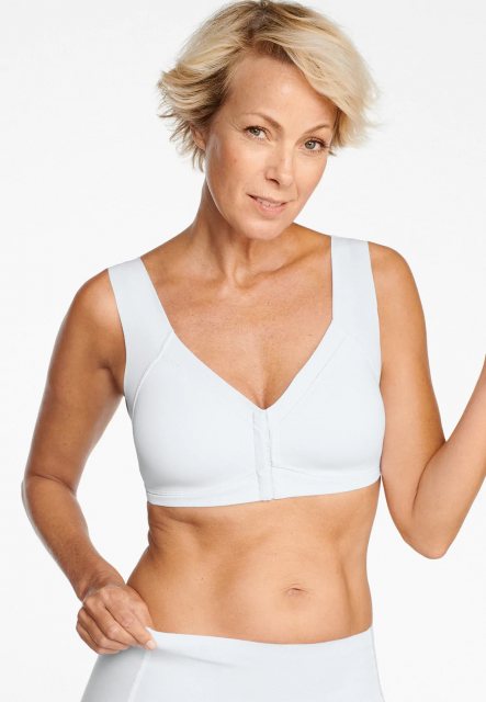 Naturana Front Fastening Bra Non Wired Soft Cup 85943