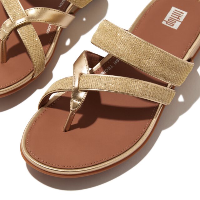 Fitflop GRACIE SHIMMERLUX STRAPPY TOE POST SANDALS - Sandals - Barsleys  Department Store