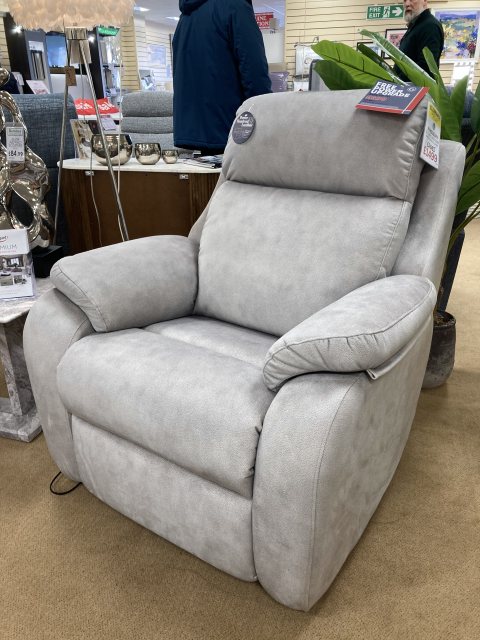 G Plan CLEARANCE - G Plan Kingsbury Electric Recliner Chair with Head and Lumber Support