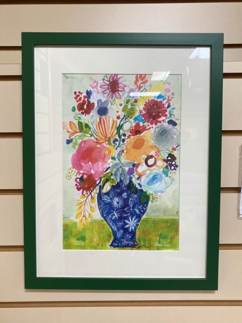 CLEARANCE - Blue Floral Vase Picture
