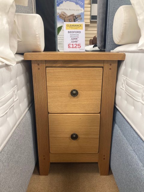Bedford Narrow Bedside Table