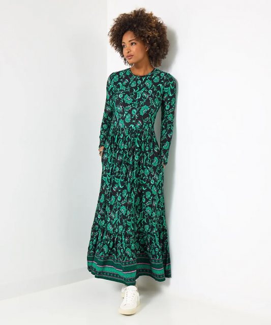 Joe Browns Bella Border Print Jersey Dress