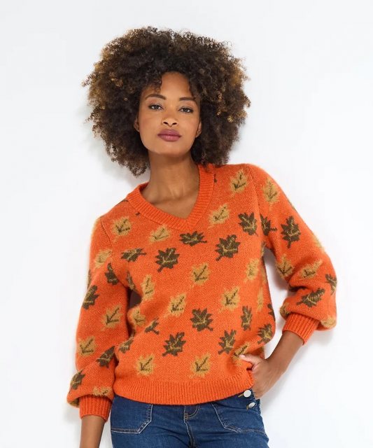 Joe Browns Autumn Days Cosy Leaf Jumper