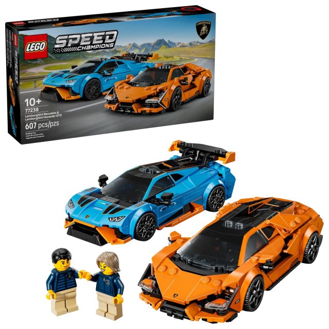 Lego Lamborghini Revuelto & Huracan STO