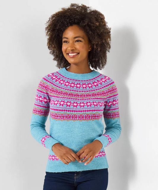 Joe Browns Beautifully Bright Fairisle Jumper