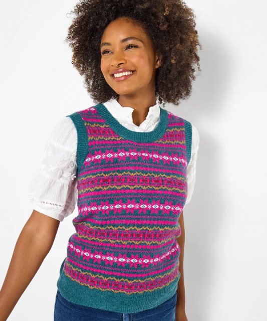 Joe Browns Fabulous Fairisle Knitted Tank