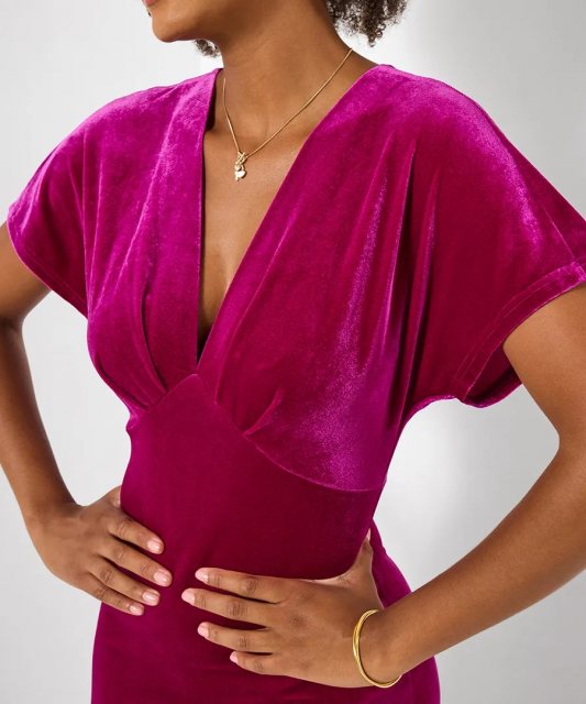 Joe Browns Juliette Velour Dress - Dresses - Barsleys Department Store