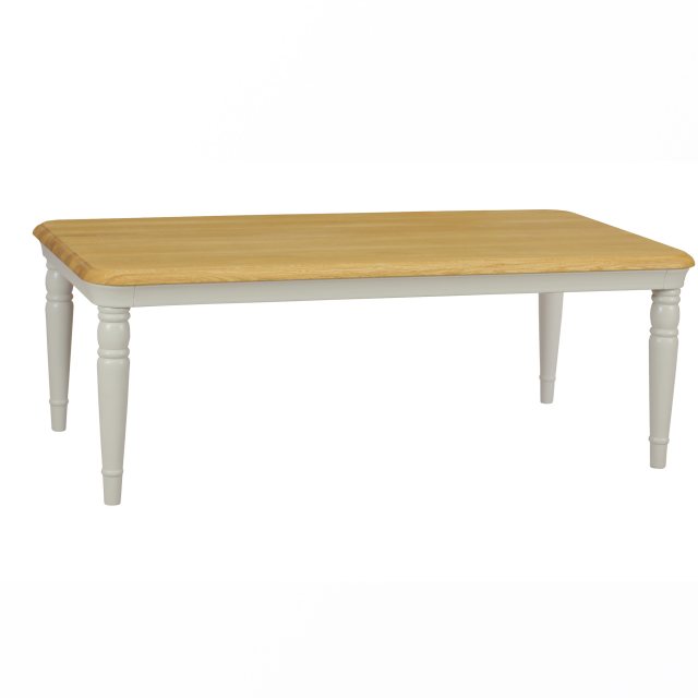 The Cromwell coffee table unit is beautifully crafted combining natural oak and a painted finish.