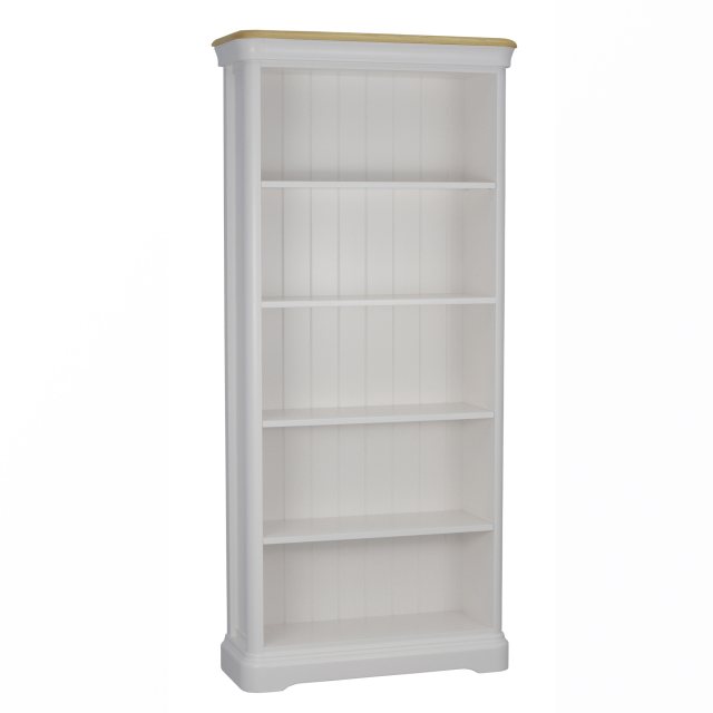 The Cromwell bookcase is beautifully crafted combining natural oak and a painted finish.