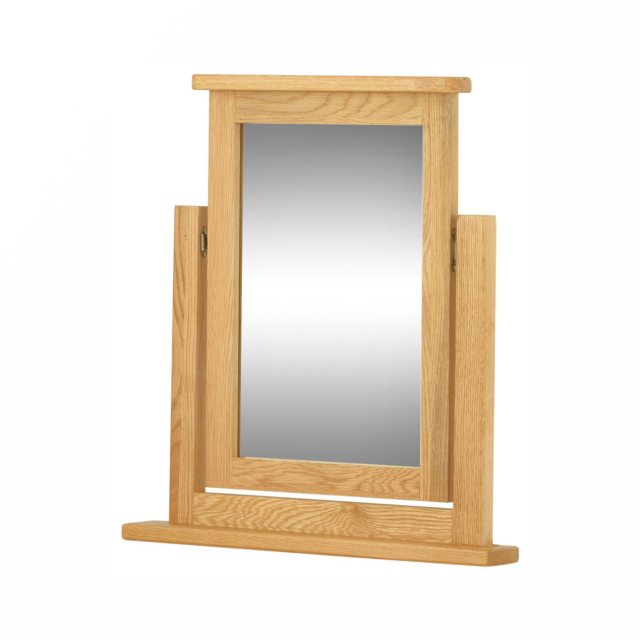 The clean lines and contemporary look of this mirror would suit any decor.