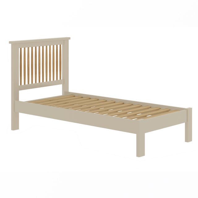 With clean lines and contemporary look, the Lulworth painted bed is offered in 3 sizes 3'0, 4'6, 5'0