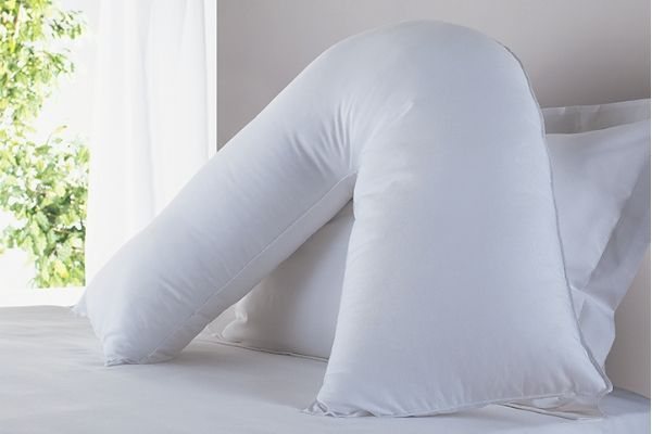 The Fine Bedding Company Back Support V Shape Pillow