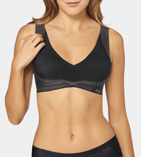 Studio Women 3 PACK Seamless Bras Sport Black Non Wired Size XL Comfortable  New
