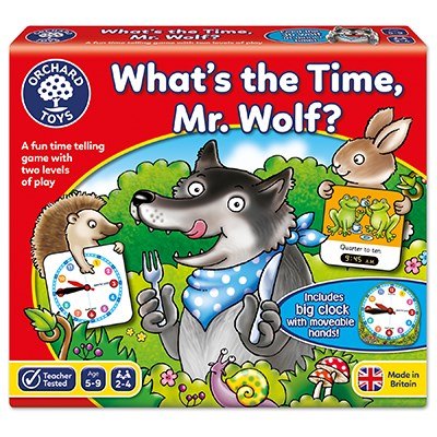 Orchard Toys Whats the Time  Mr Wolf?